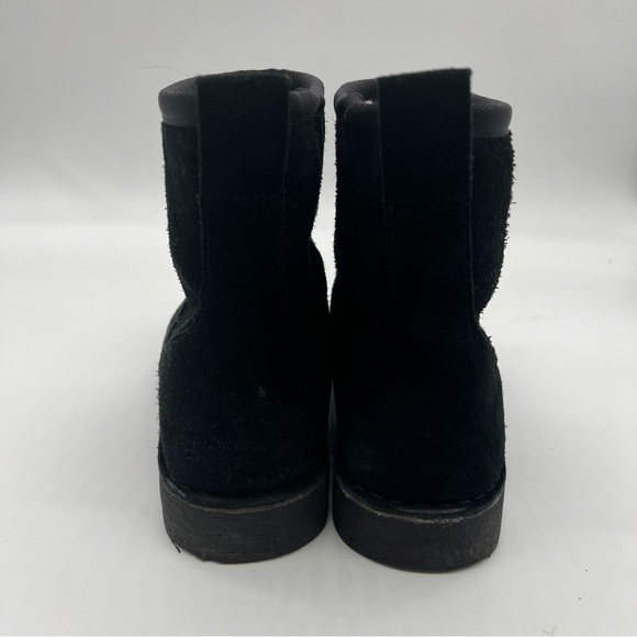 Clarks Womens Drafty Day Black Suede Mid Calf Boots Size 8.5 Cushion Soft - Picture 5 of 10